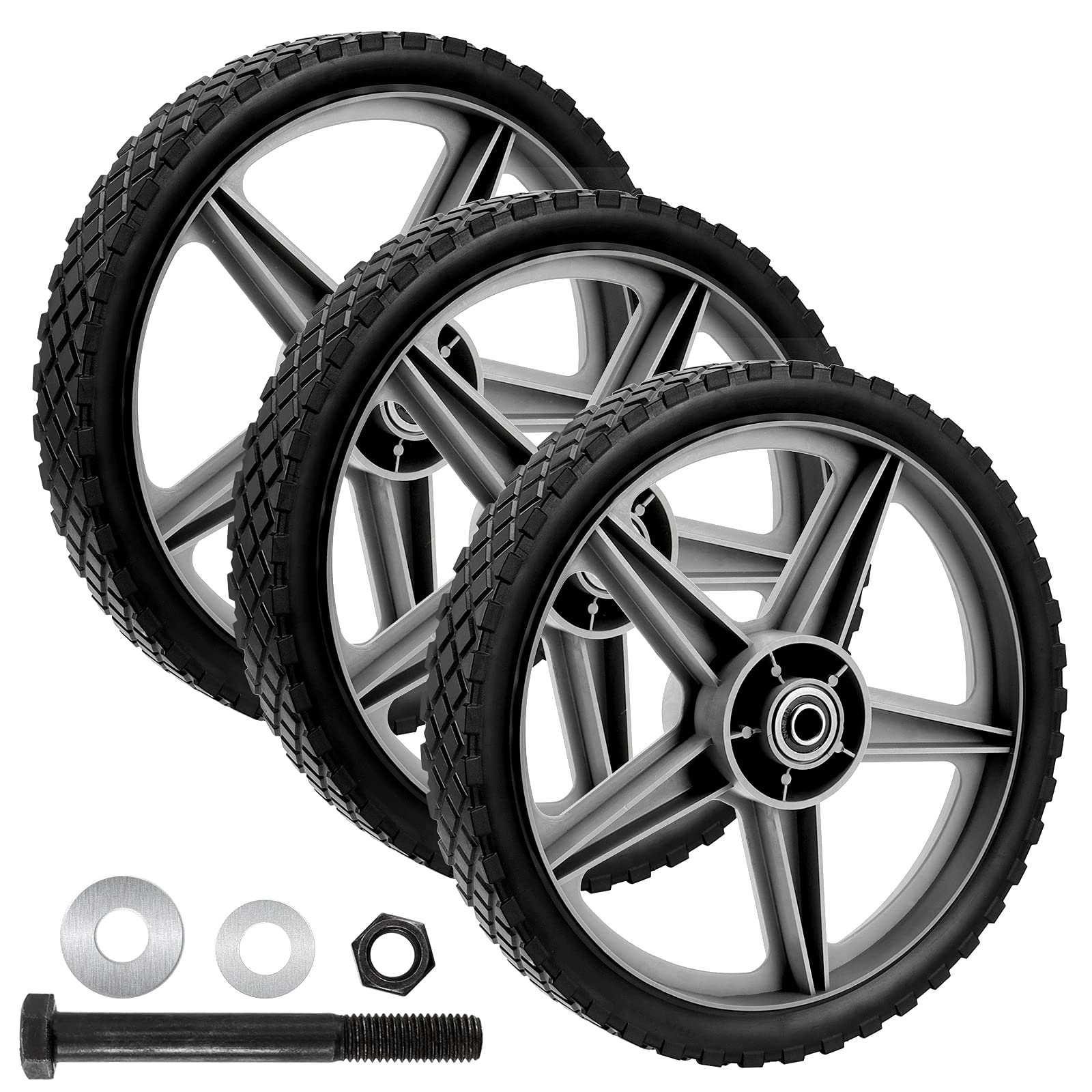 SEHOI front view of 12-inch wheel showing fit and finish for easy replacement