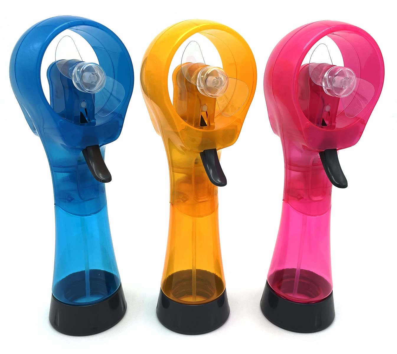 SEITG handheld misting fan front view offering portable cooling