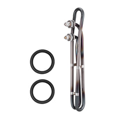 Sejaede front view of titanium heater element showing compact design and durable build