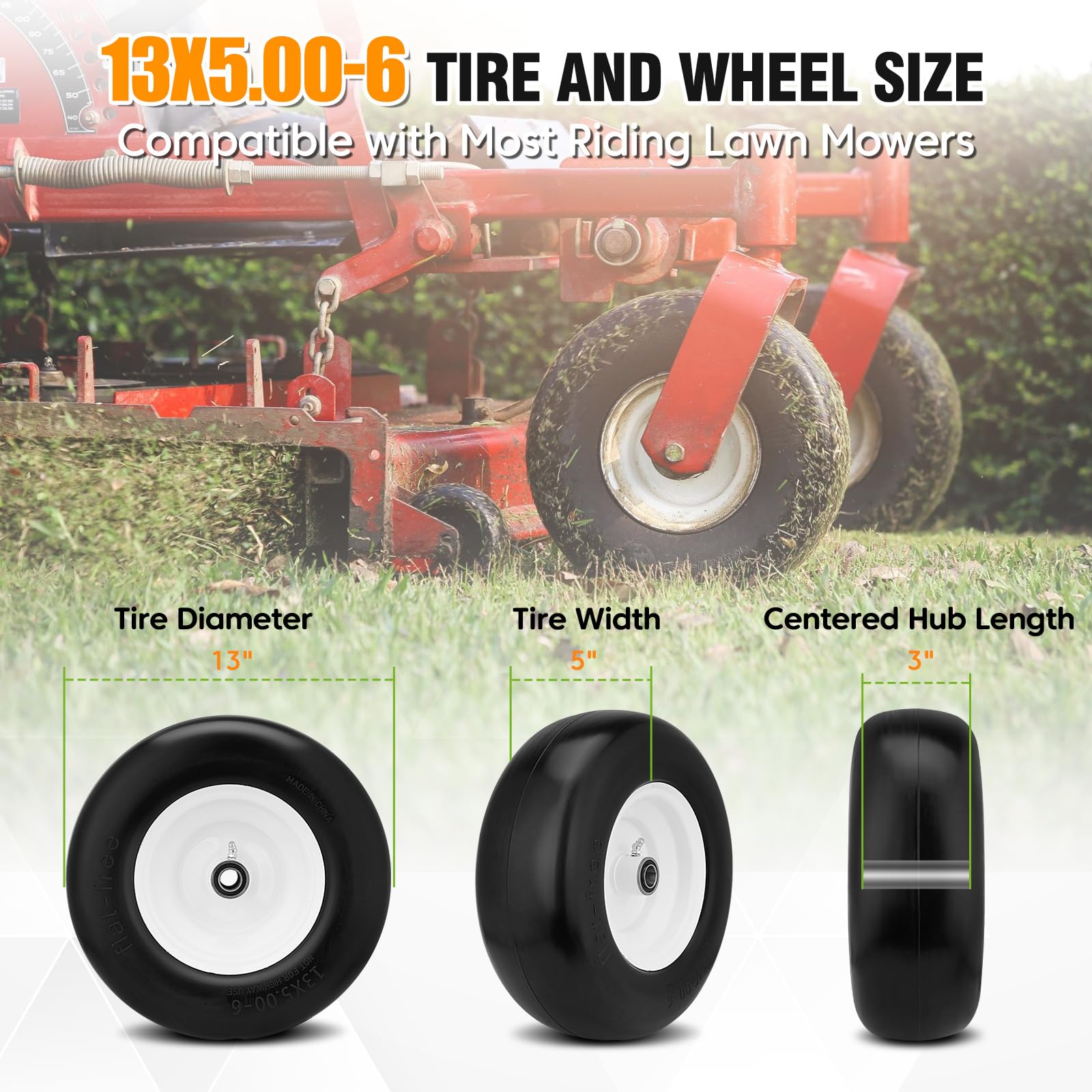 Sejaede hub and bore detail showing centered 3-inch to 11-inch hub alignment benefit