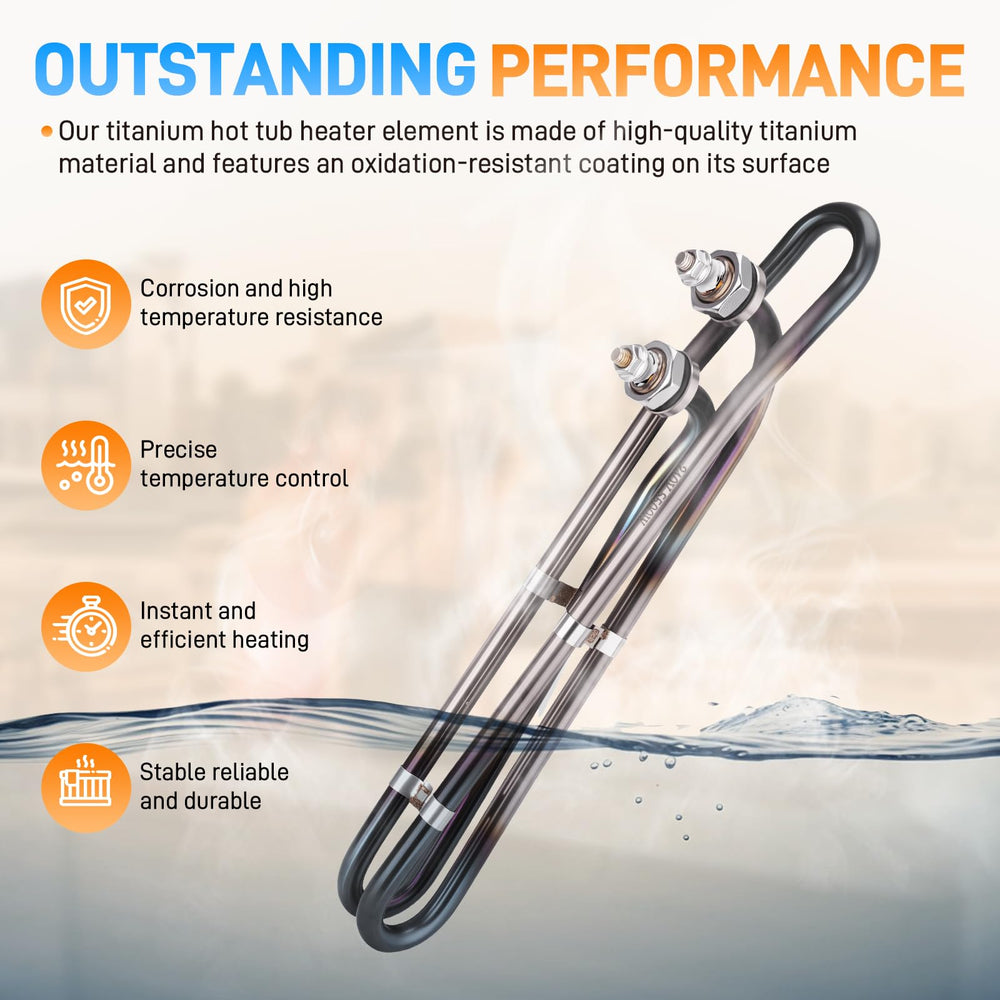 Sejaede heater element installed in flo-thru metal housing demonstrating fit and seal