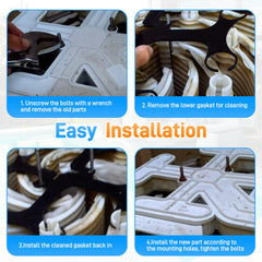 Sejaede manifold installed in filter assembly for proper flow