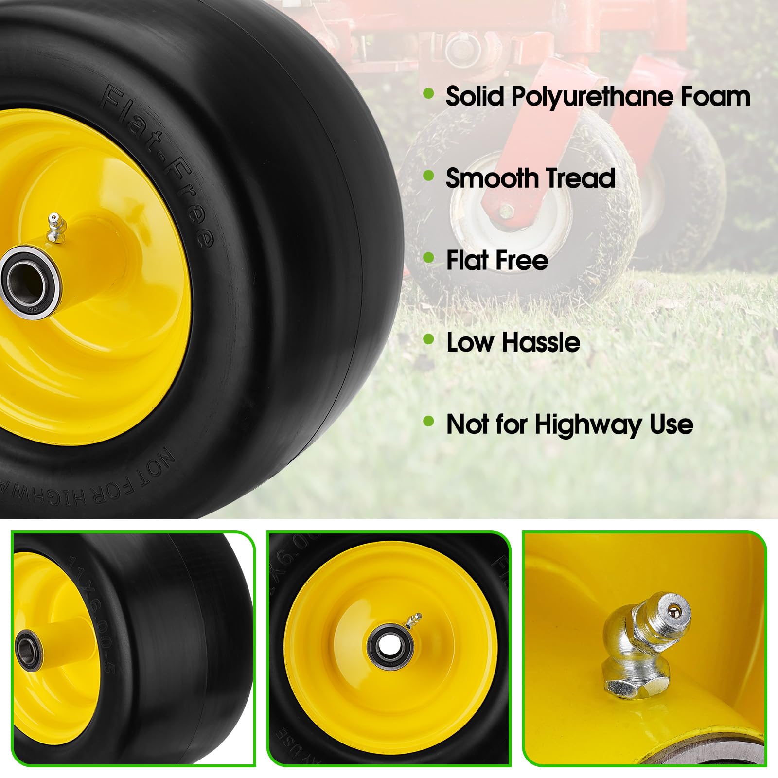 Sejaede tire next to ruler showing 11x6 size for accurate fit verification