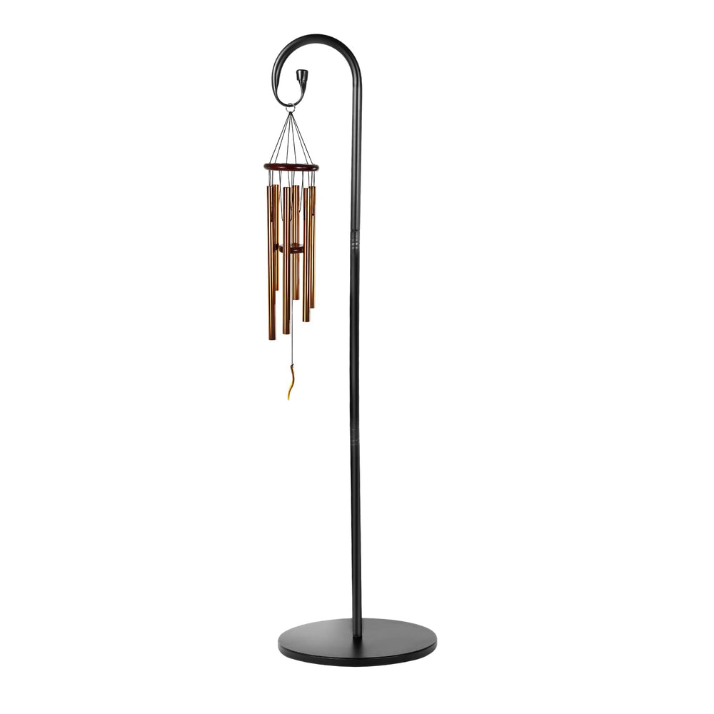 Sekcen front view shepherd hook stand showing full height and matte finish benefit