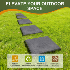 Sekcen installed pathway across garden illustrating instant layout benefit