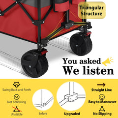 Sekey closeup of 7-inch all-terrain wheel showing smooth off-road rolling