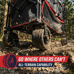 Sekey large all-terrain wheel detail for smooth rolling benefit