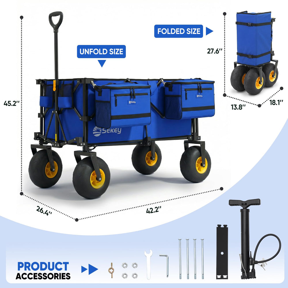 Sekey frame and wheel connection close-up showing durable construction