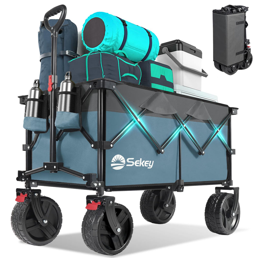 Sekey front view showing large cargo area and sturdy frame for heavy hauling