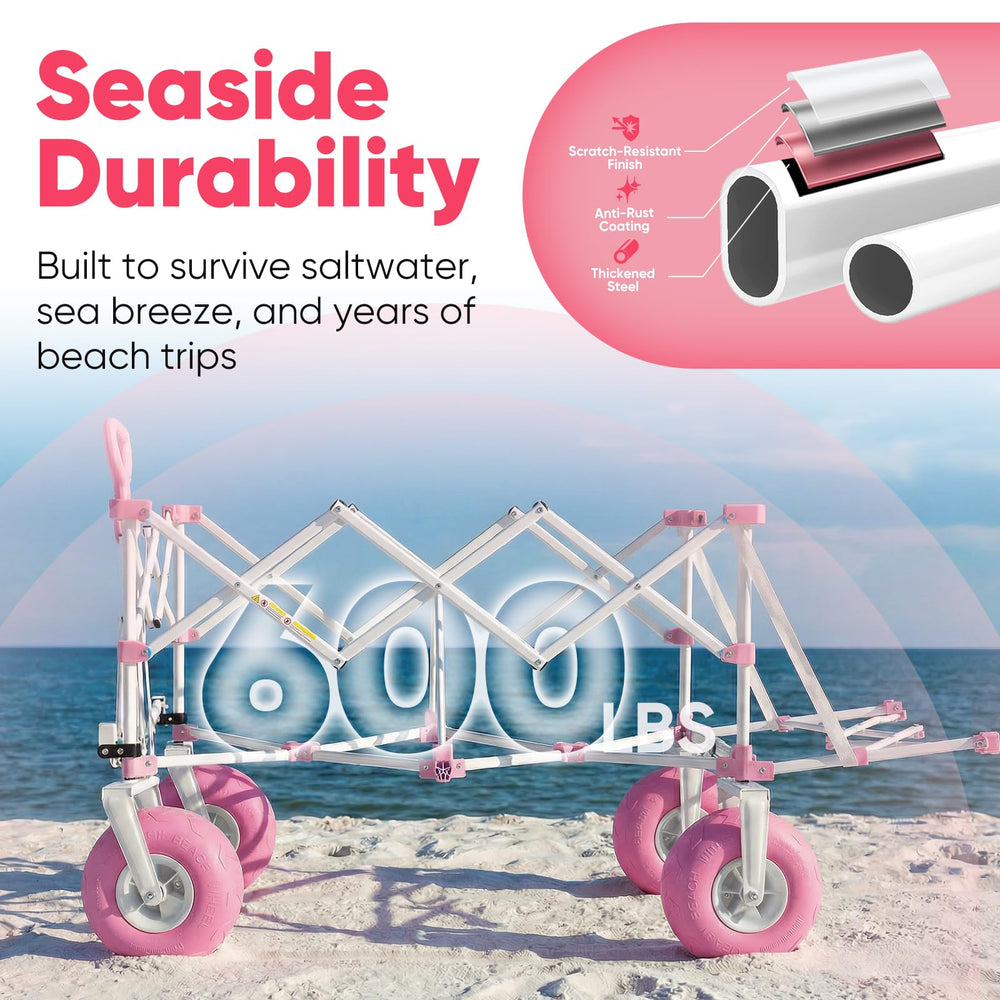 Sekey adjustable handle and swivel wheels for comfortable one-handed steering