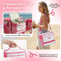 Sekey insulated cooler bags inside wagon keeping drinks chilled longer