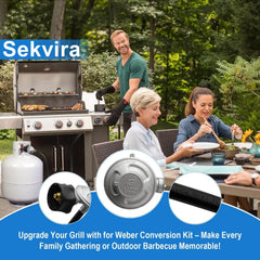 Sekvira wrench and gas-rated Teflon tape laid out for leak-free installation