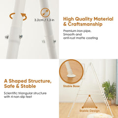 SELFLA folded flat hammock stand for compact storage and easy transport