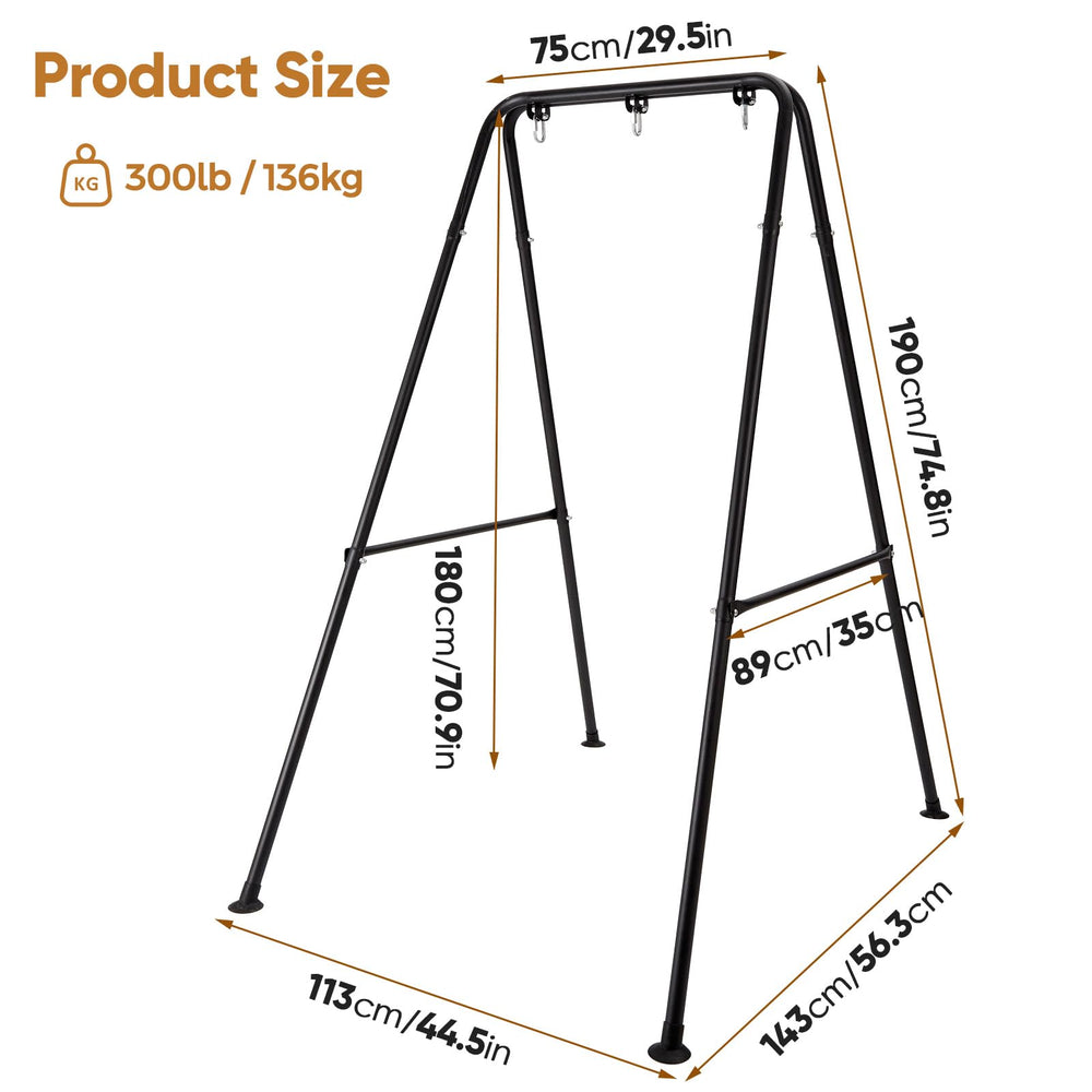 SELFLA stand next to chair for size comparison and fit assurance benefit