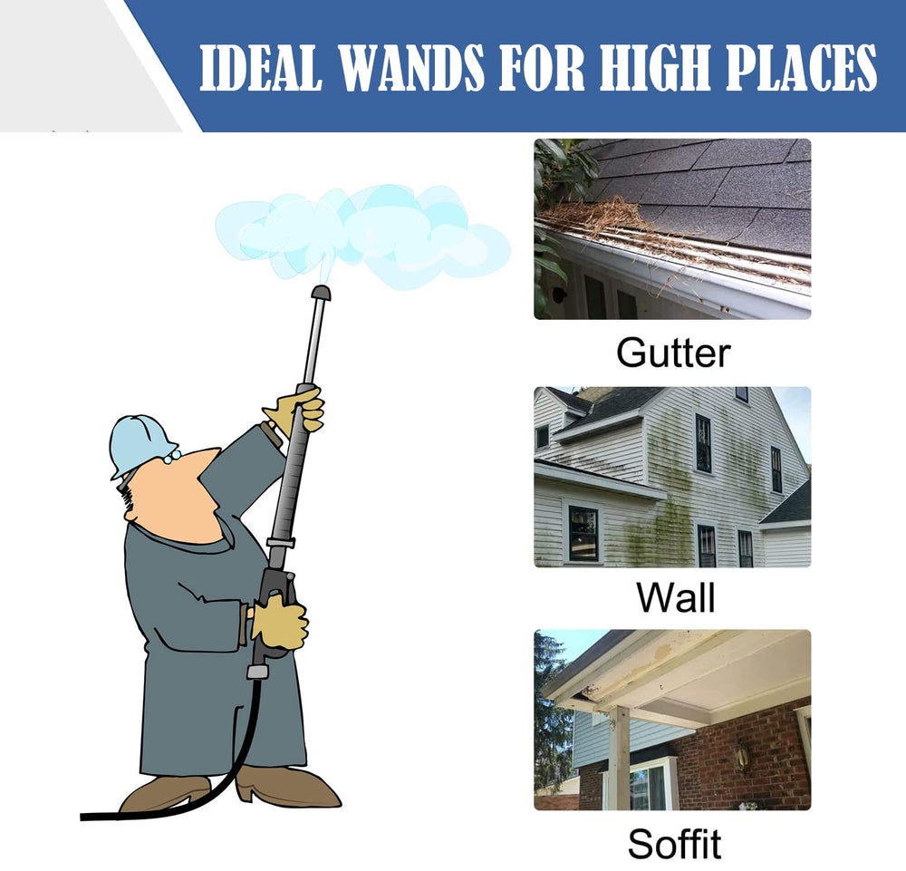 Selkie curved rod detail showing angled access for gutters and soffits
