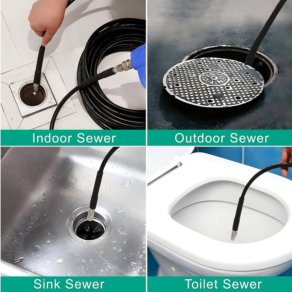 Selkie hose cover and braid detail showing abrasion resistance and strength