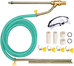 Selkie sandblaster front view showing gun and attachments for durable cleaning