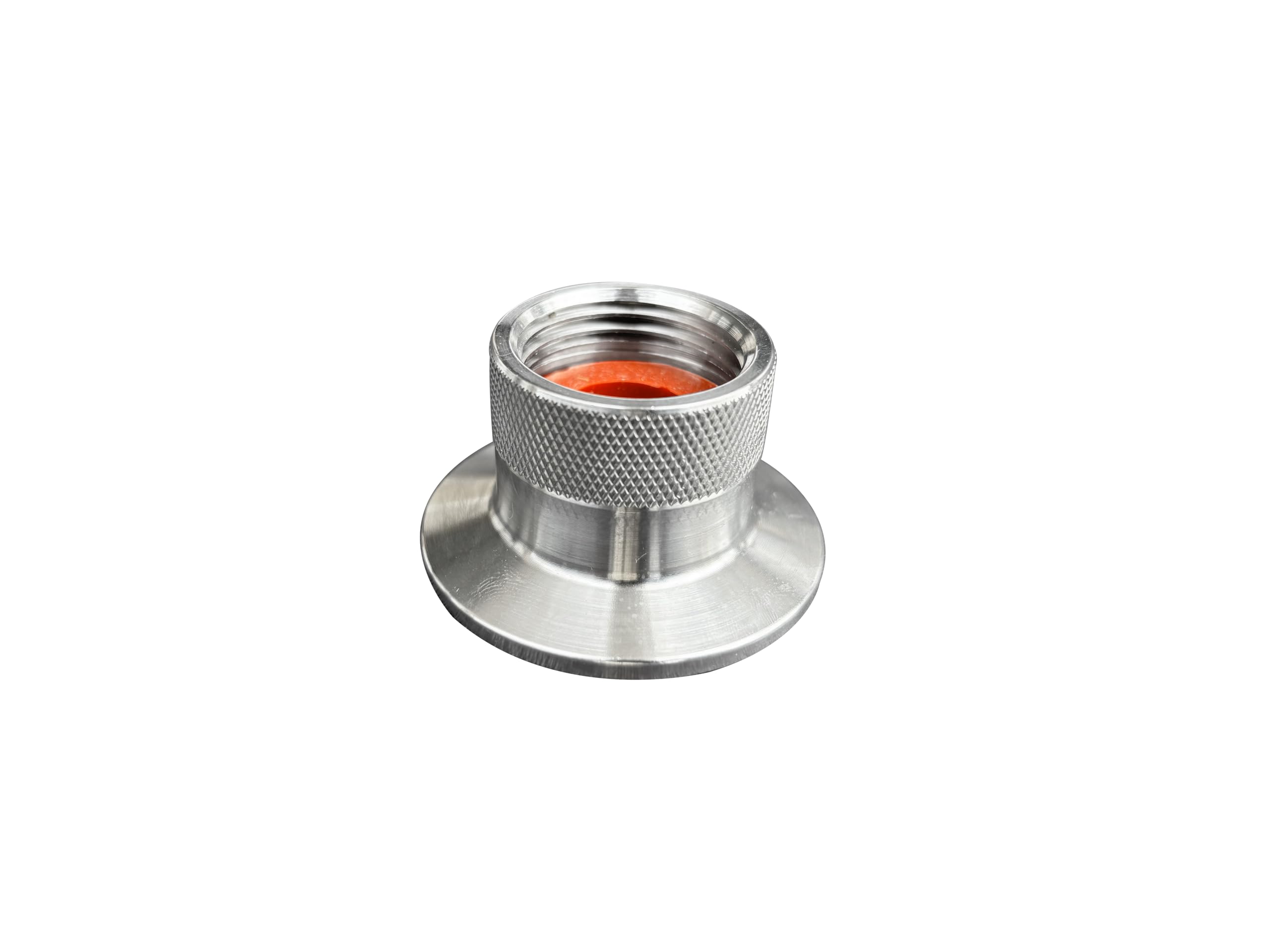 semfeil brew front view adapter showing SS304 finish and dual connections, reliable link