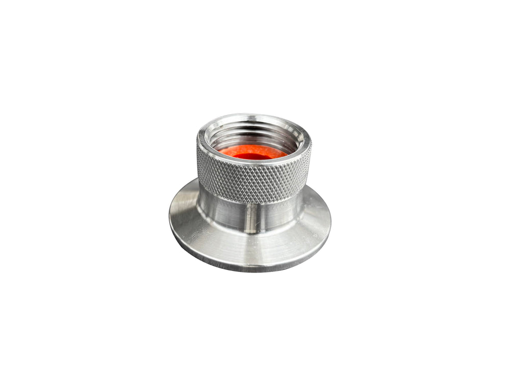 semfeil brew front view adapter showing SS304 finish and dual connections, reliable link