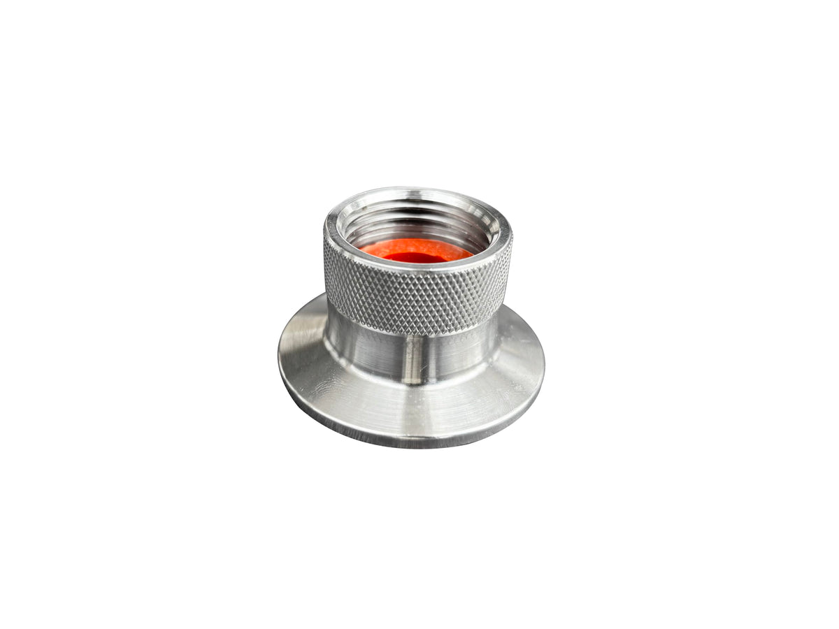 semfeil brew front view adapter showing SS304 finish and dual connections, reliable link