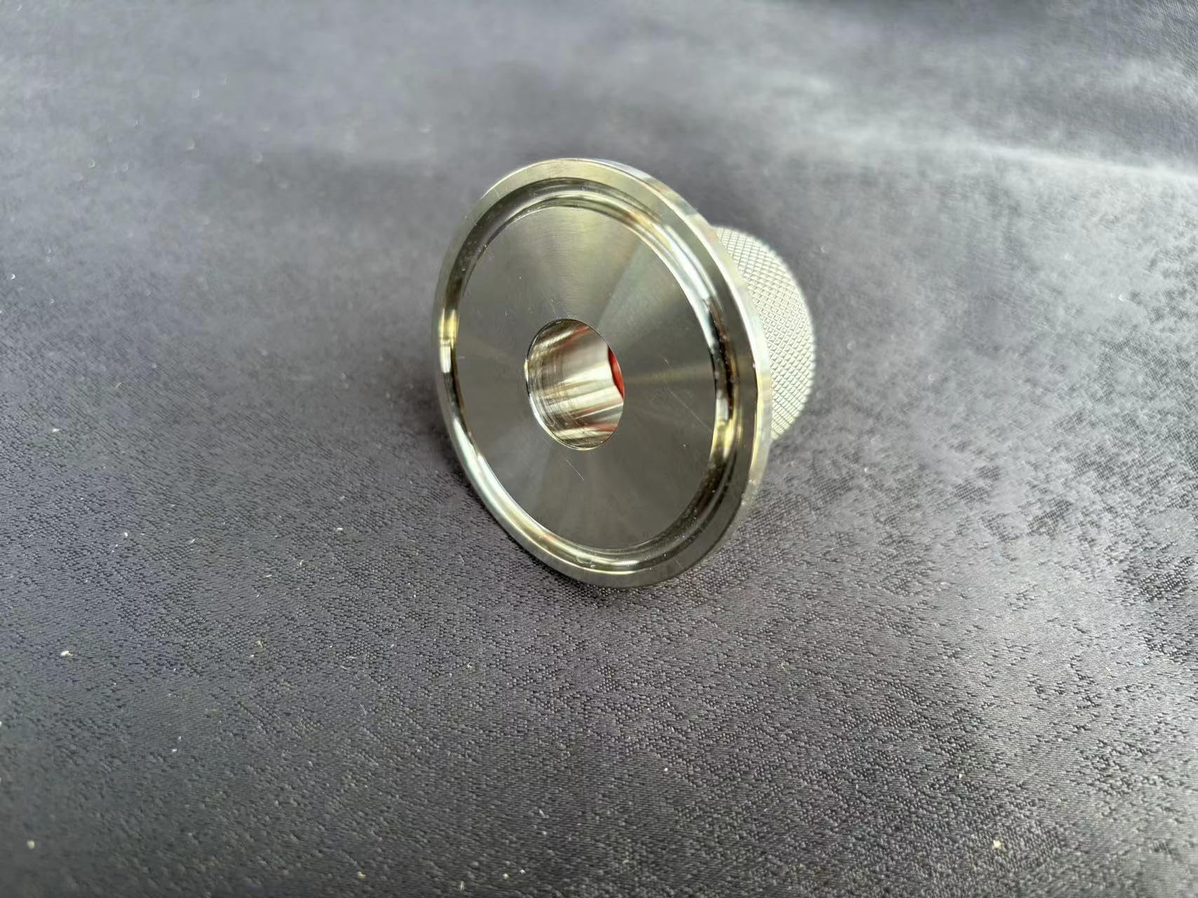semfeil brew thread and GHT close-up showing 3/4" garden hose thread for easy attachment