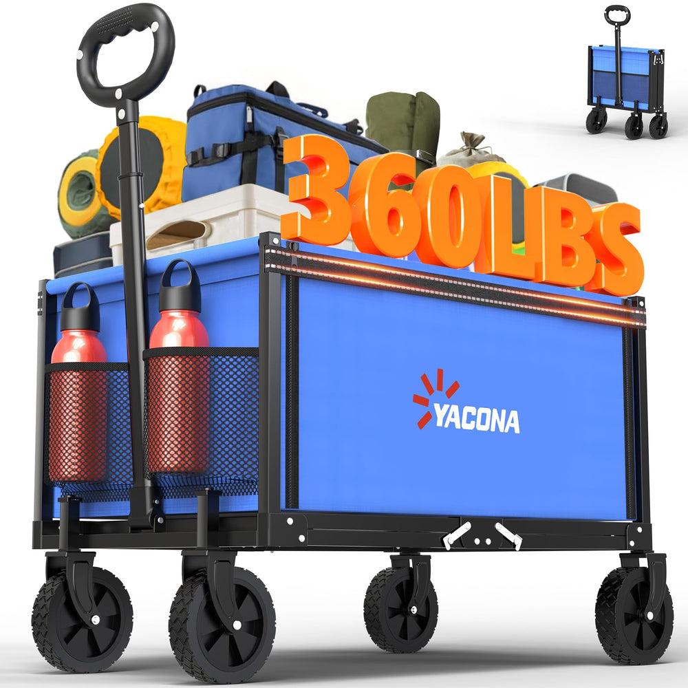 Semoprus YACONA front view showing sturdy frame and tub benefit durable hauling