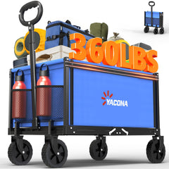 Semoprus YACONA front view showing sturdy frame and tub benefit durable hauling