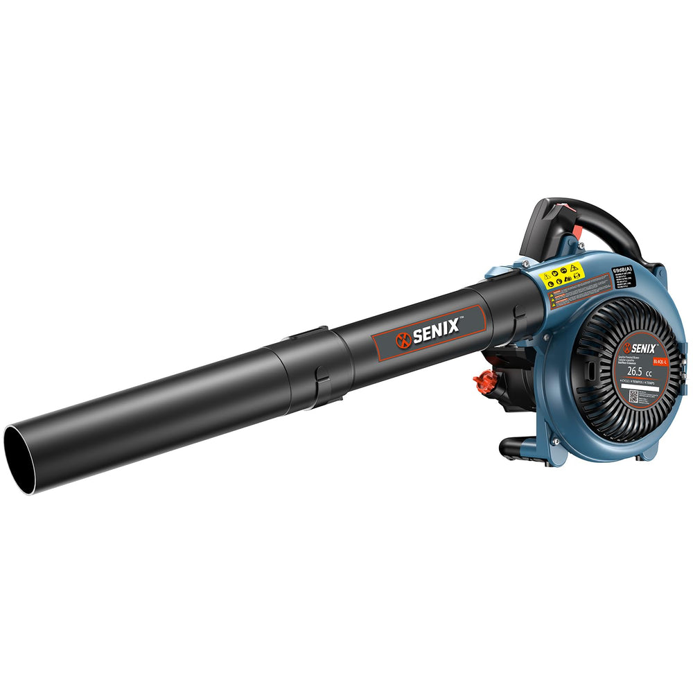 SENIX 4QL front view showing compact blower body and nozzle for efficient clearing