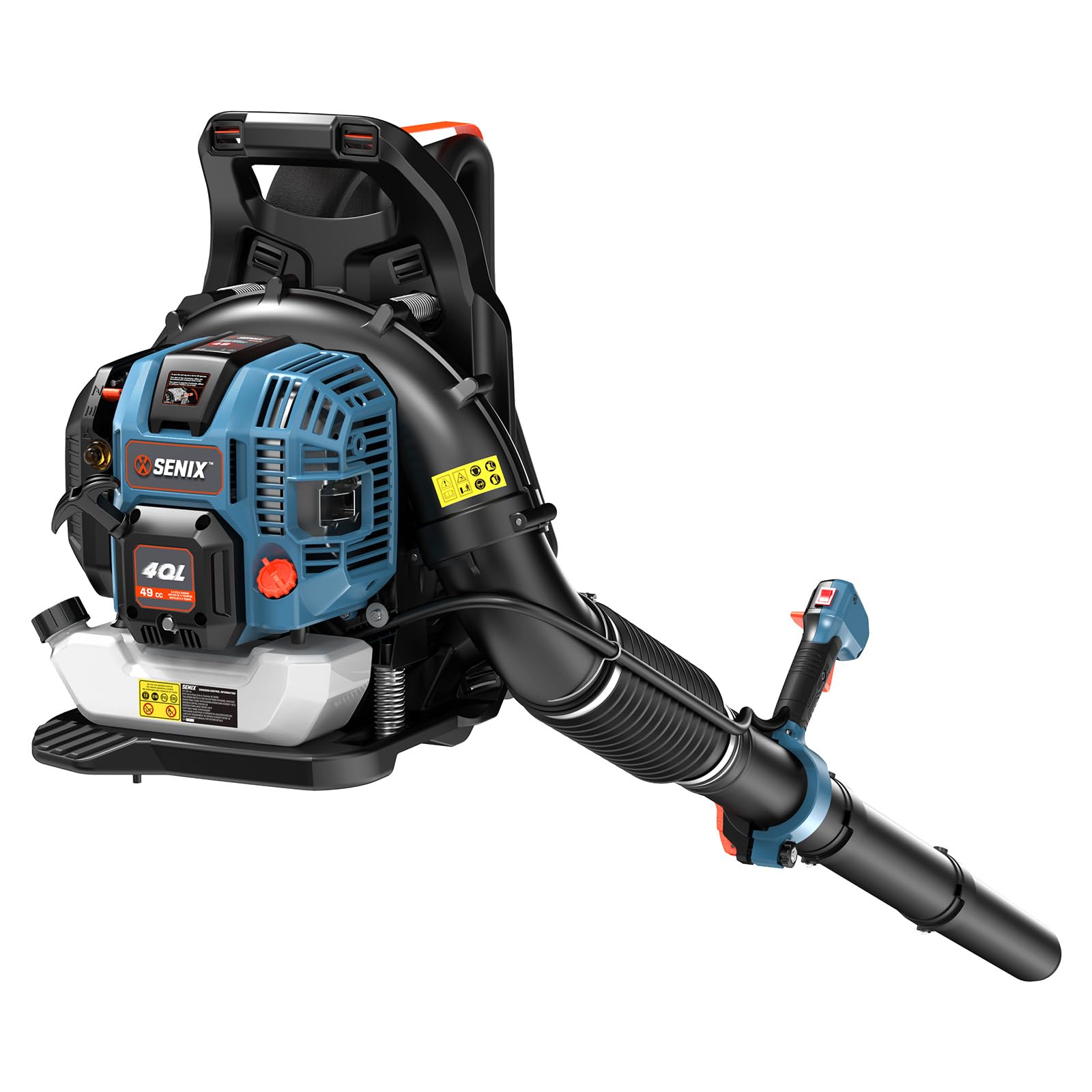 SENIX backpack front view showing compact layout and balance for comfort