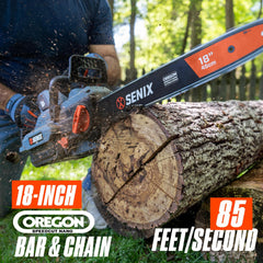 SENIX close-up of brushless motor highlighting extended runtime advantage