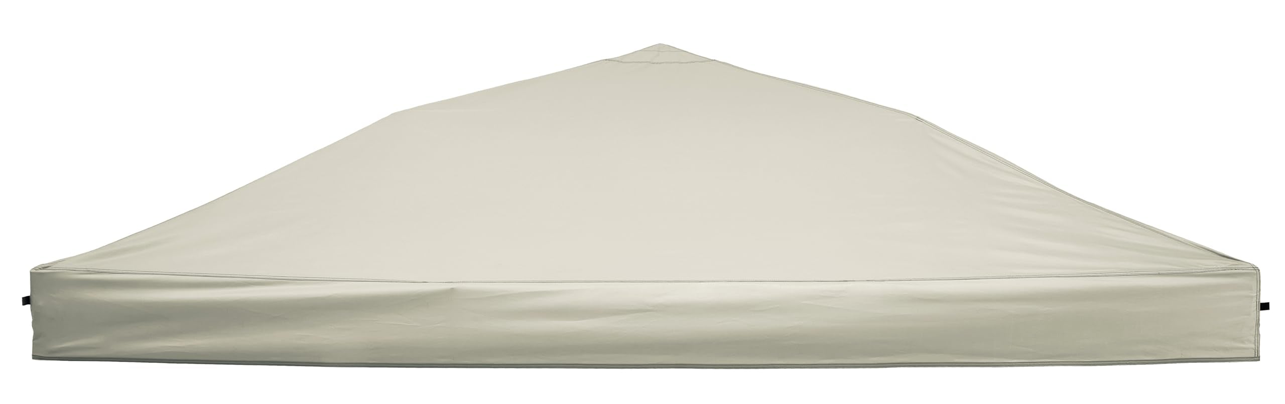 Senmortar beige top front view showing full coverage and shade benefit