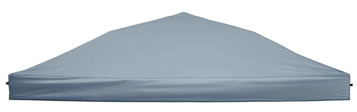 Senmortar front view of grey replacement canopy top showing full coverage and clean fit