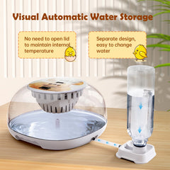 SENXINGYAN transparent lid offering 360-degree visibility to observe embryo development