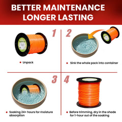 SENZHAO loaded trimmer head demonstration showing easy installation benefit