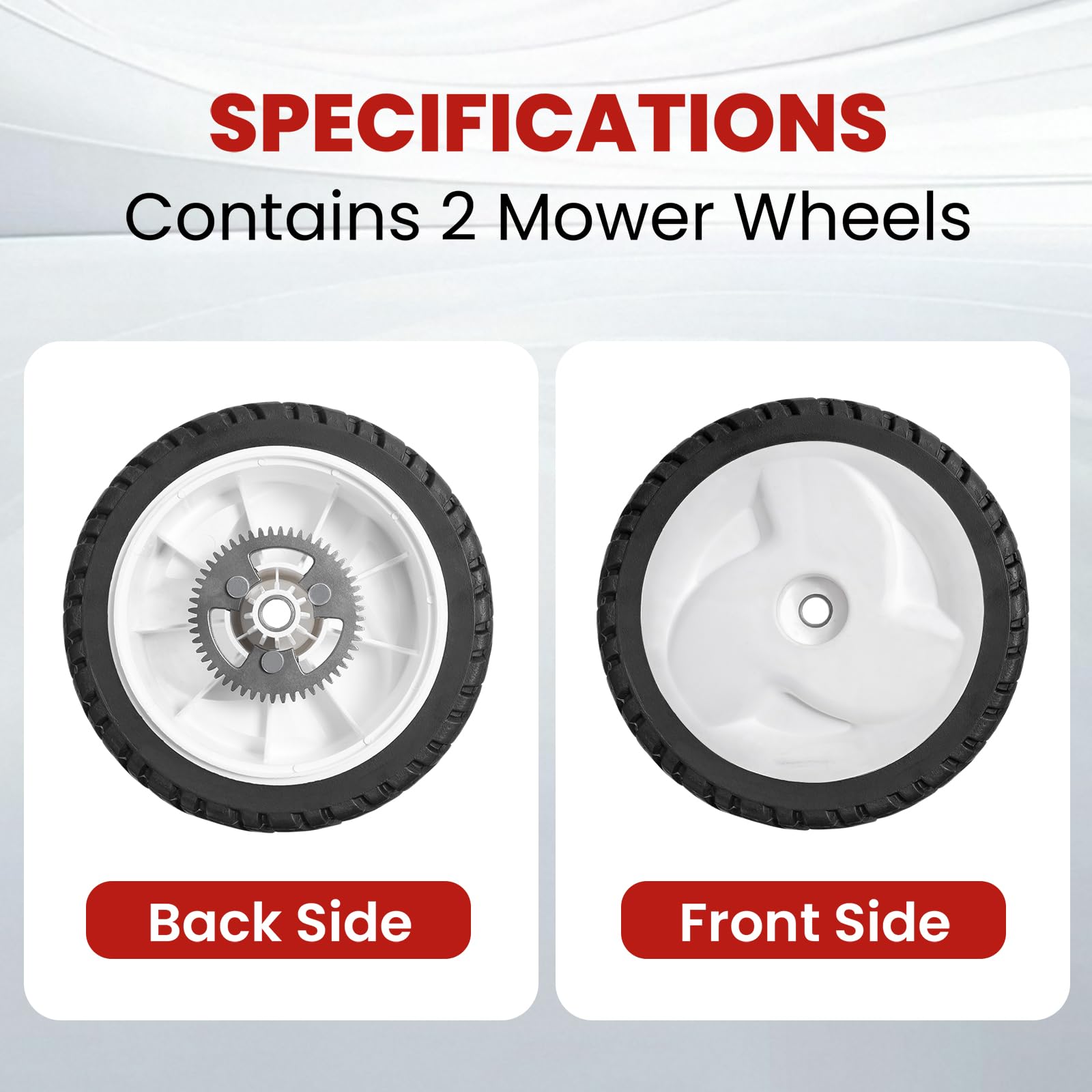 SENZHAO 8x2 inch wheel beside ruler showing exact size for fit verification