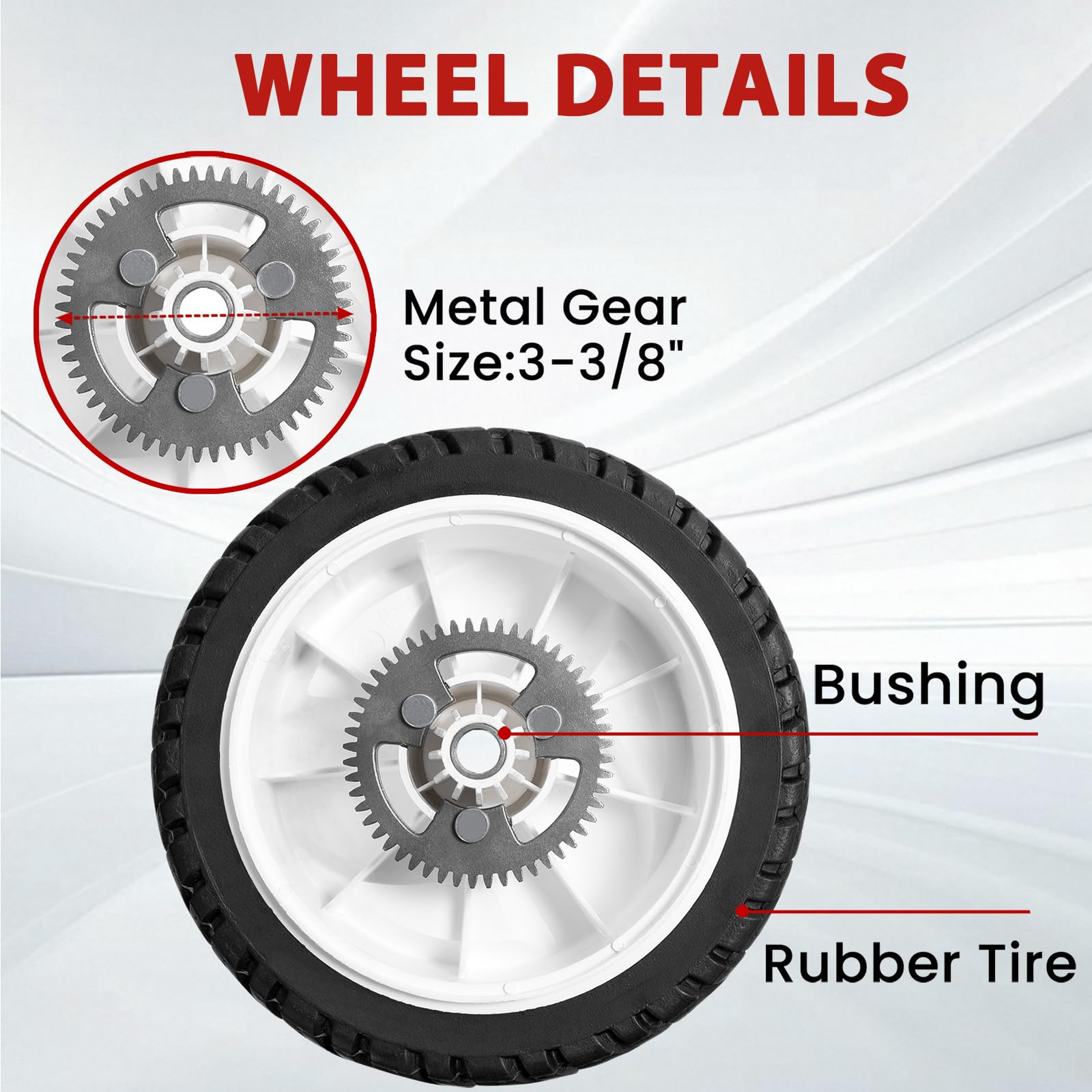SENZHAO aggressive rubber tread closeup delivering improved traction