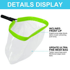 Sepetrel deep nylon bag filled with debris for longer skimming