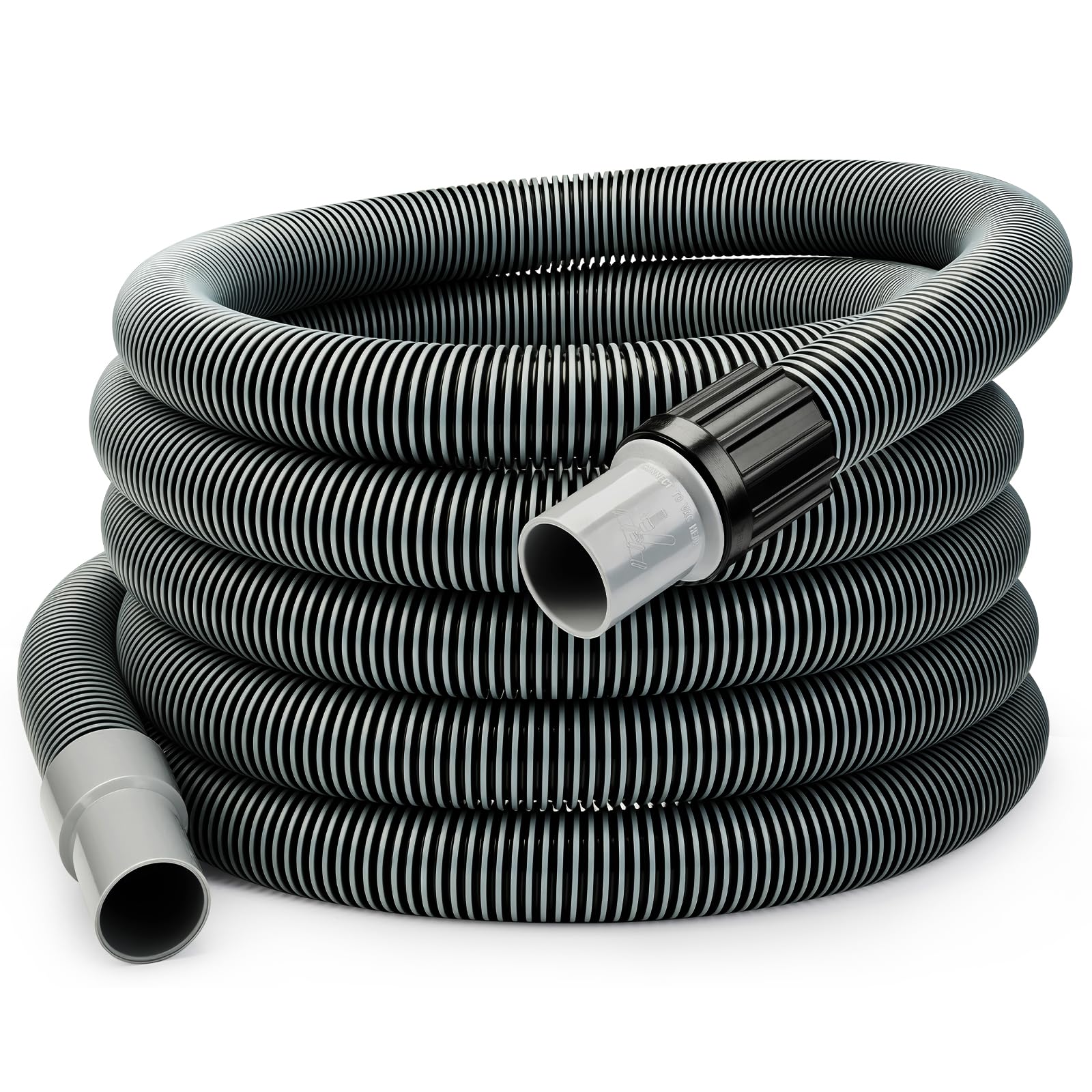 Sepetrel front view of hose packaging showing durable 40ft hose and branding, highlights reliability