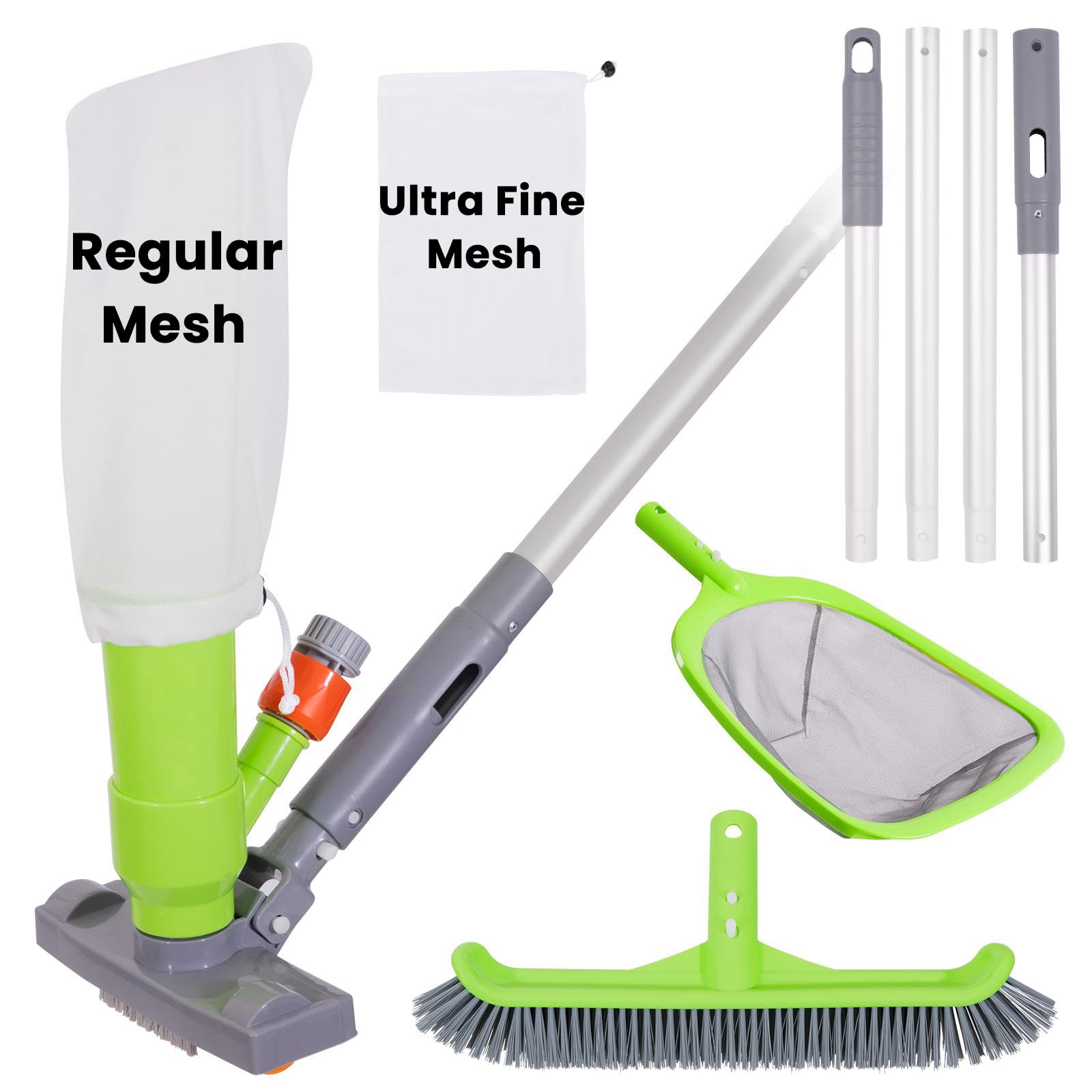 Sepetrel front view of full cleaning kit showing included tools and benefits