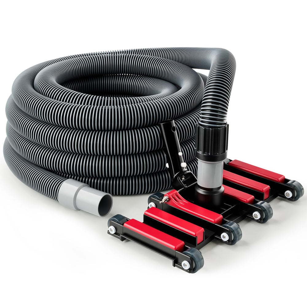 Sepetrel front view of vacuum head and hose showing ready-to-use kit benefit