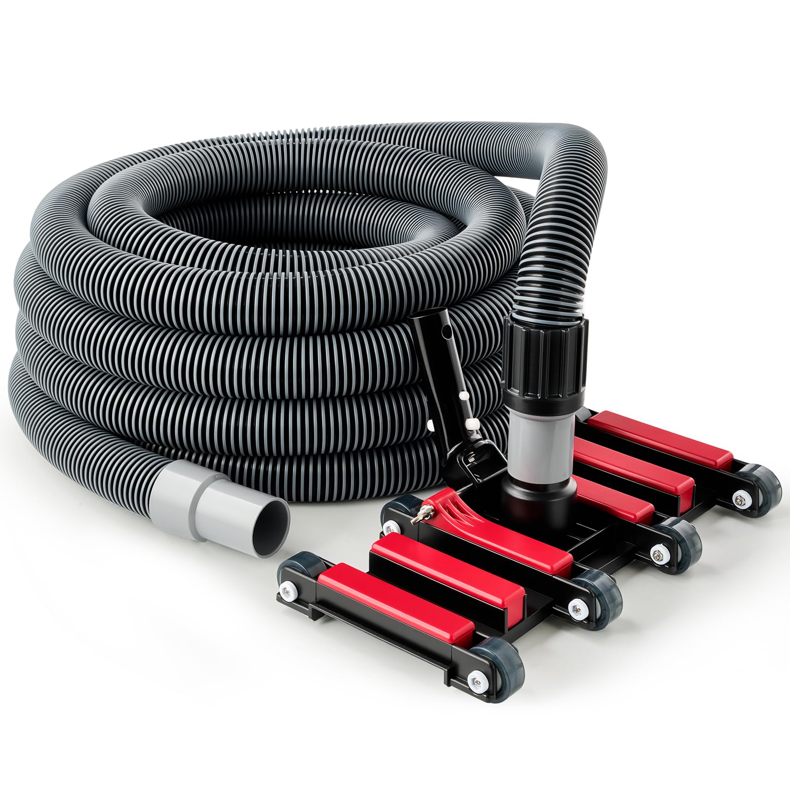 Sepetrel front view of weighted vacuum head showing wide 14-inch cleaning path and durable build