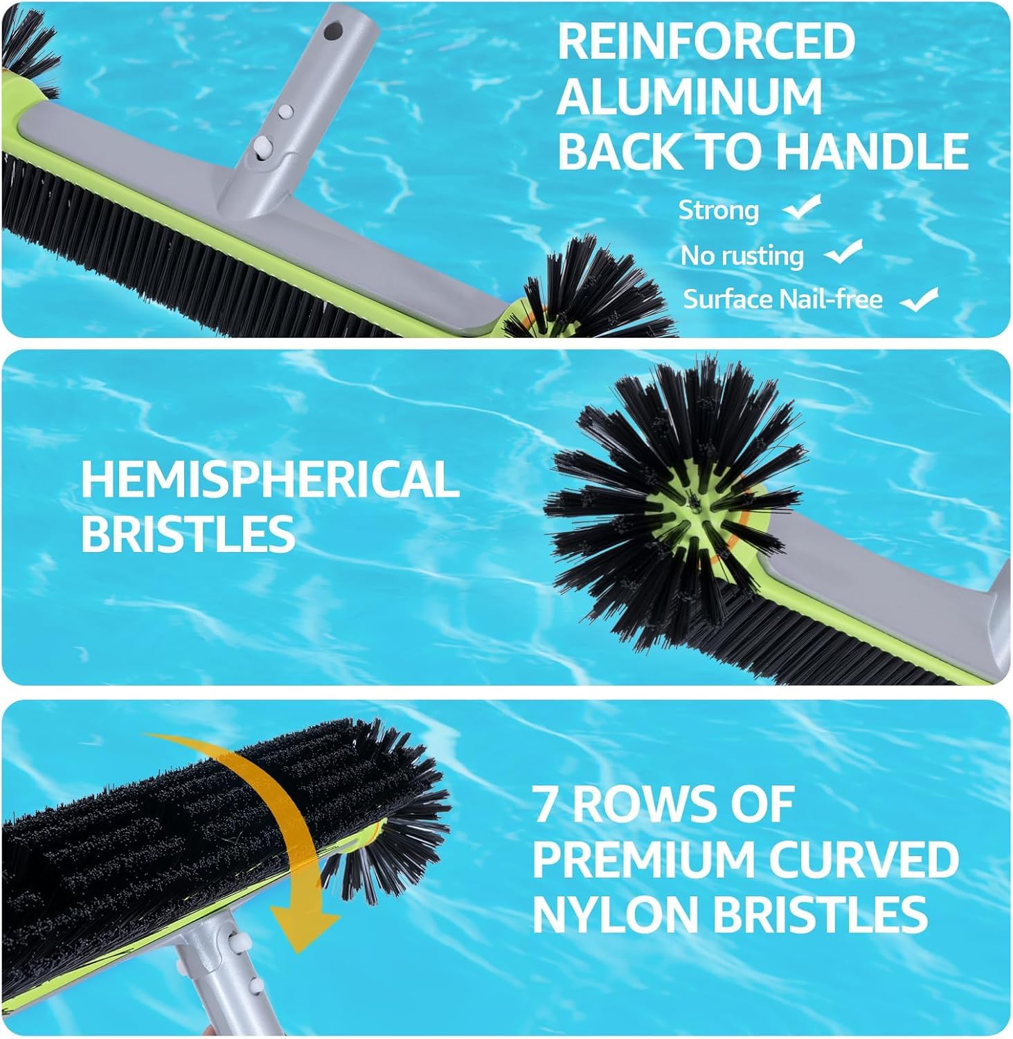Sepetrel in-use skimming and brushing showing quick tool changes and efficiency