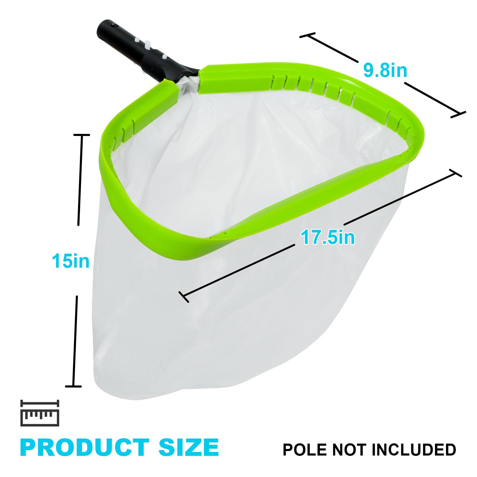 Sepetrel inclined front lip detail protecting liner while scooping