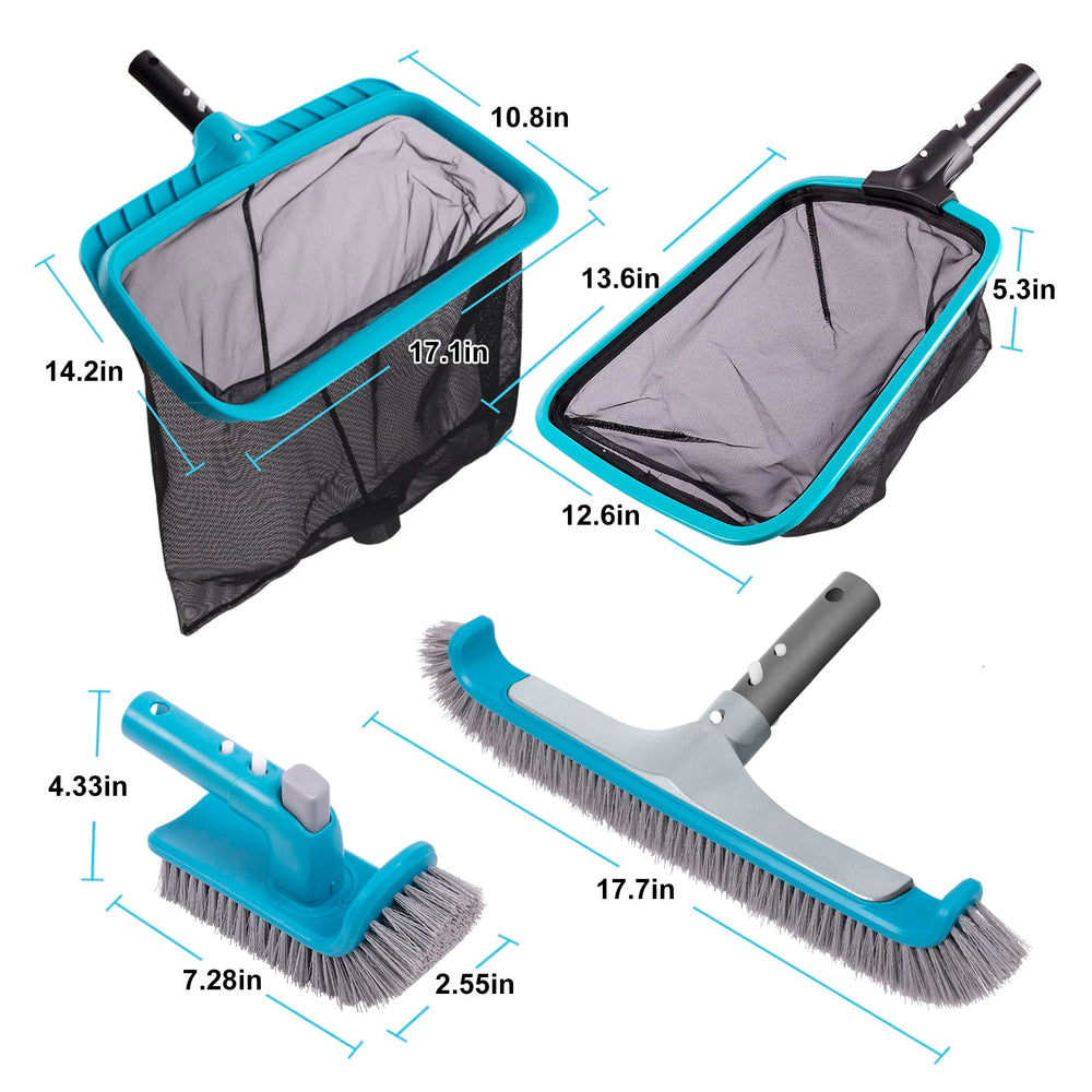 Person using Sepetrel kit on pool waterline for easier maintenance