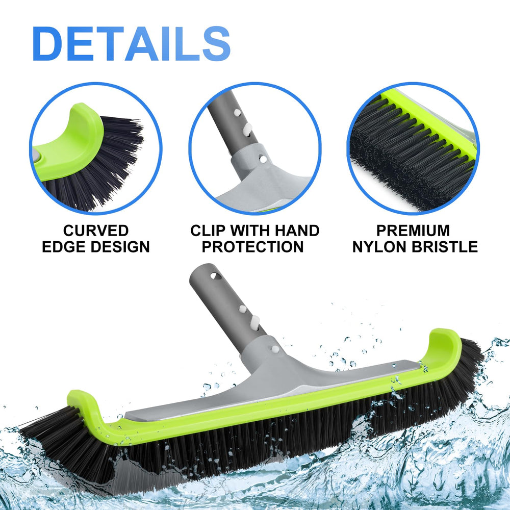 Sepetrel attachments installed on a telescopic pole, extends reach for easy maintenance