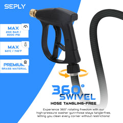 SEPLY rotating nozzle detail showing 360-degree cleaning action