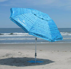Sepras sand anchor detail with fold-down handles for secure beach installation