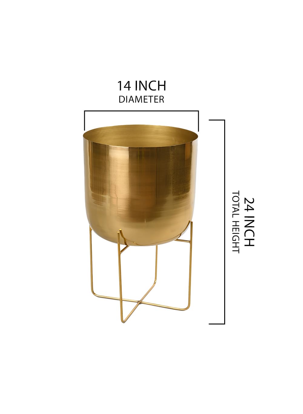 Serene Spaces Living closeup of gold finish and metal texture highlighting durable luxe look