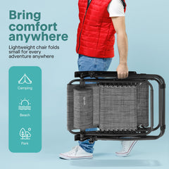 SereneLife detachable cup holder tray attached for convenient drink access