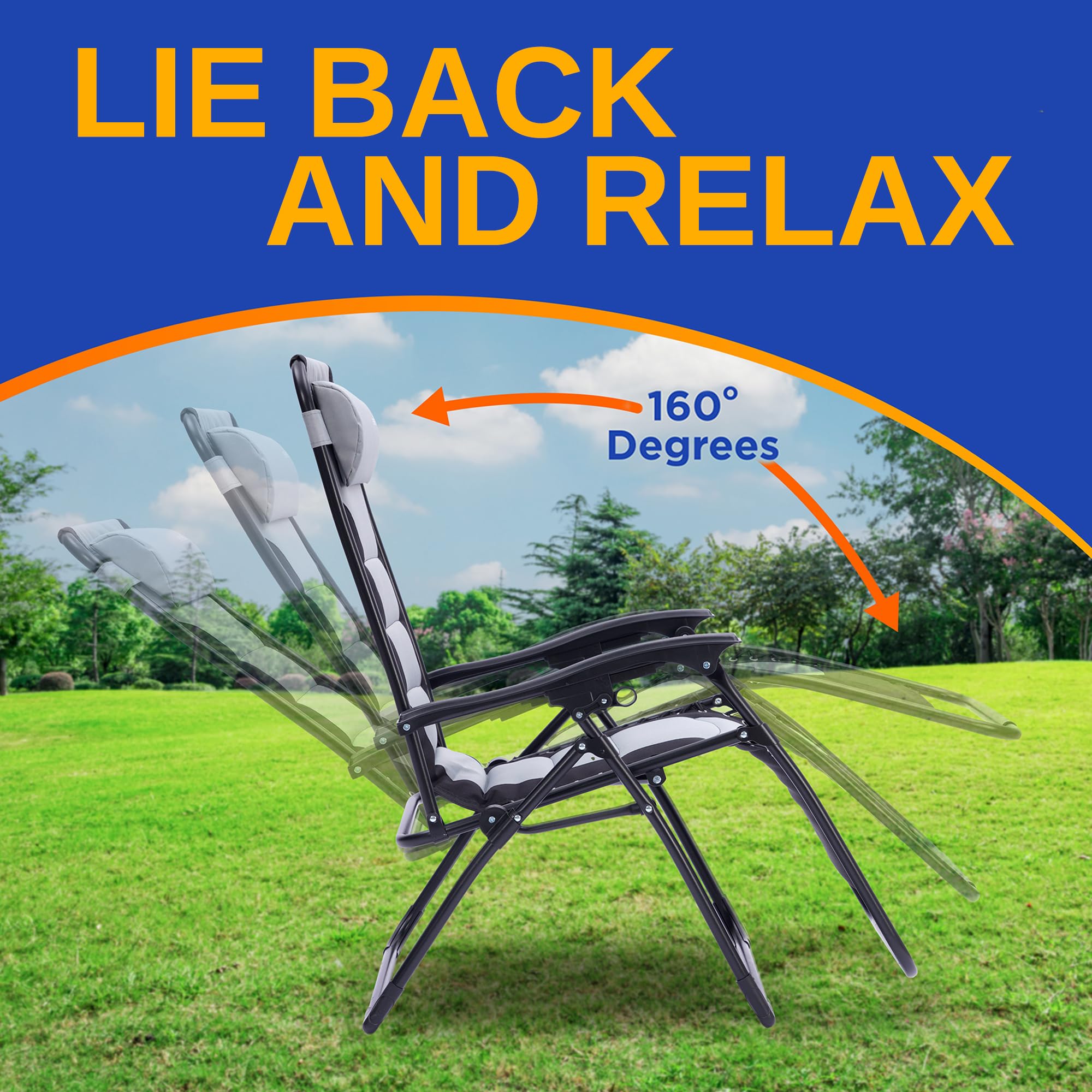 SereneLife detachable side table with cup holders keeping drinks handy